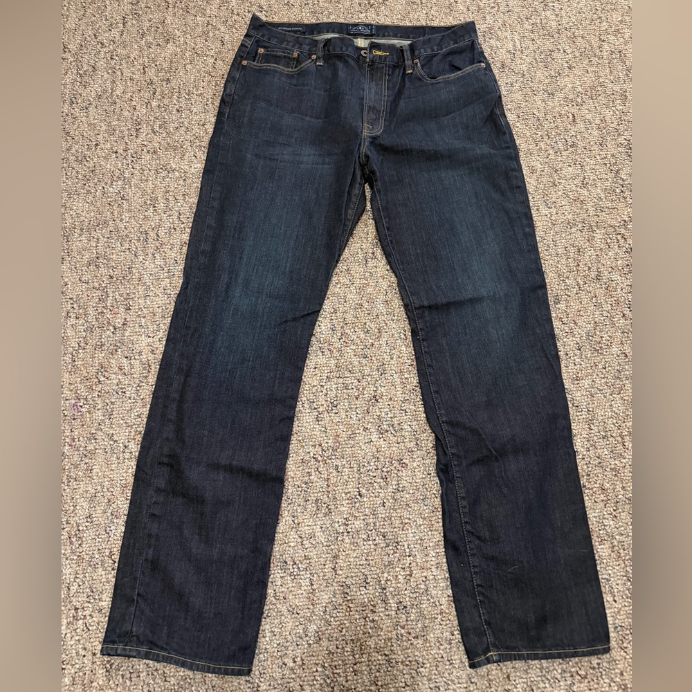 Lucky Brand Men's Dark Indigo Straight Jeans